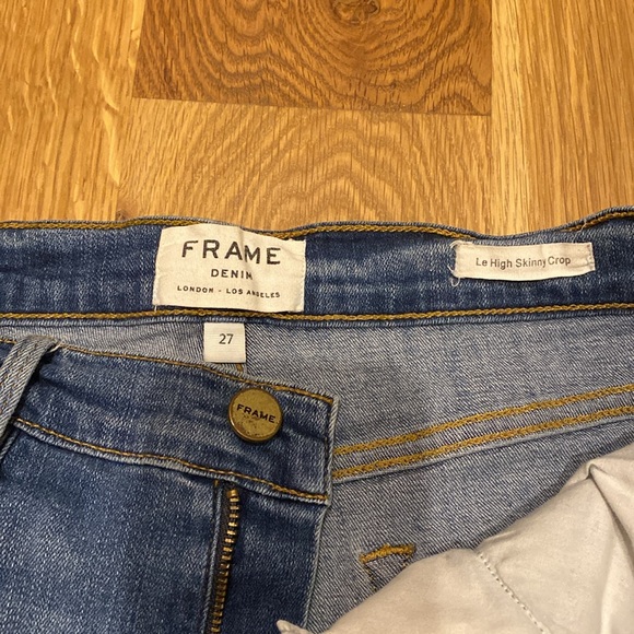 2/$25 Frame// Le High Skinny Crop, size 27 - Picture 5 of 7